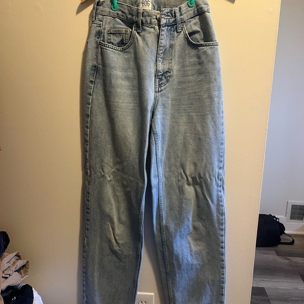 BDG High Rise Blue Jeans Classic Vintage Style
